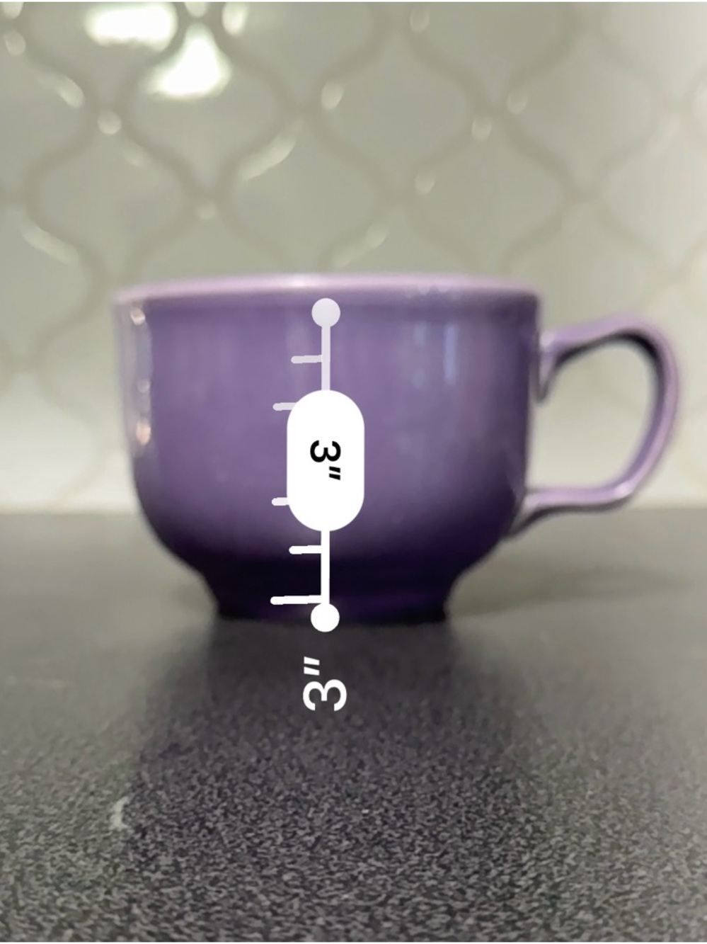 Vintage Fiesta lilac jumbo mug - Picture 6 of 6